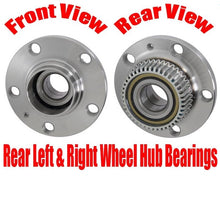 Rear Left and Right Wheel Hub Bearings for Volkswagen Jetta 1999-2005
