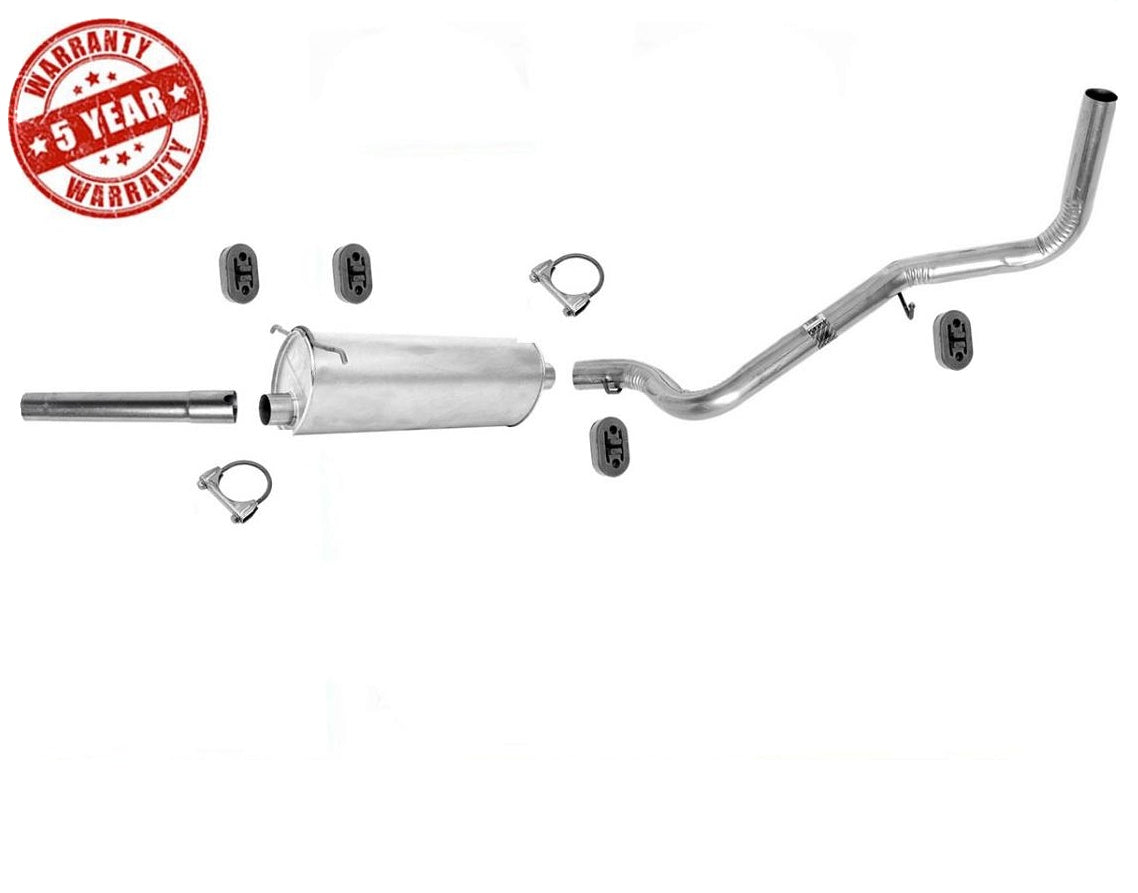 Para 00-03 Dakota 4.7 5.9 112 pulgadas Base de rueda Rr Silenciador de tubo de escape con tracción en ruedas