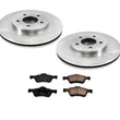 05 To Pro Date 06/29/10 ESCAPE W R Disc Front Disc Brake Rotors and Brake Pads