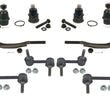 for 2002-2003 Trailblazer Ball Joints With 16MM Tie Rods Sway Bar links kit 10Pc