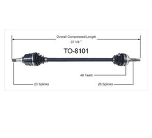 Eje CV - Nuevo delantero derecho SurTrack TO-8101 se adapta a Toyota Celica ST 1.8L 94-97 