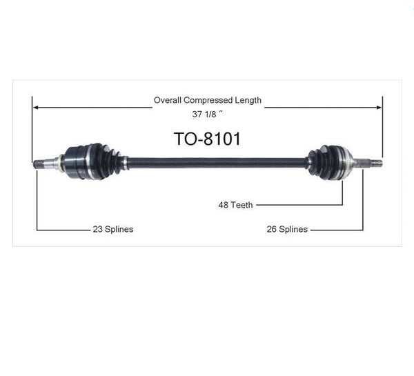 CV Axle Shaft-New Front Right SurTrack TO-8101 fits 94-97 Toyota Celica ST 1.8L