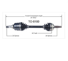Eje CV - Nuevo delantero izquierdo SurTrack TO-8100 se adapta a Toyota Celica ST 1.8L 94-97 