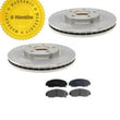 1999-2004 Acura 3.5RL (2) Front 31283 Disc Brake Rotors And Ceramic Front Pads