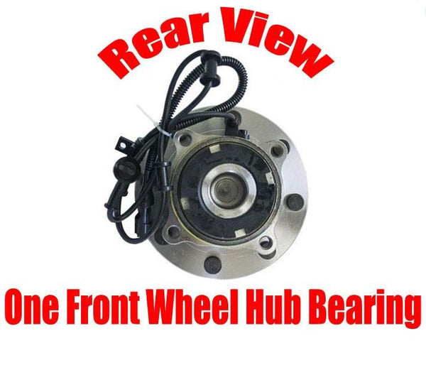 ONE 100% New Wheel Bearing Hub Assembly Rear Wheel Drive 99-04 F250 Super Duty