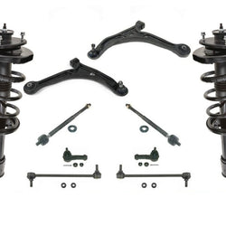 Spring Strut Assembly Lower Control Arm Ball Joints Tie Rod Sway Bar Links 99-01