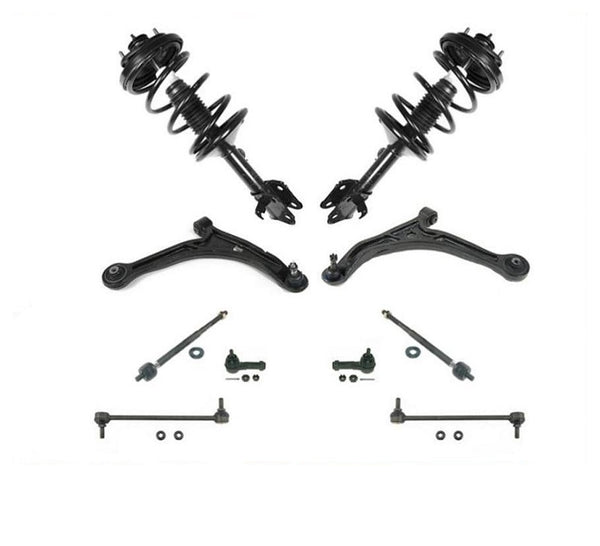 Front Struts Lower Control Arms Tie Rods & Links Fits Honda Odyssey 2002-2004