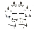 16MM Buick Chevy Ball Joints Inner Tie Rods Sway Bar links 12 PC suspension kit