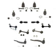 Envoy Bravada Trailblazer Ball Joints Inner Tie Rods Sway Bar links 12Pc