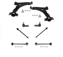 05 to Pro Date 12/04/05 Ford Focus (2) Control Arm + Ball Joint Tie Rods 8Pc Kit