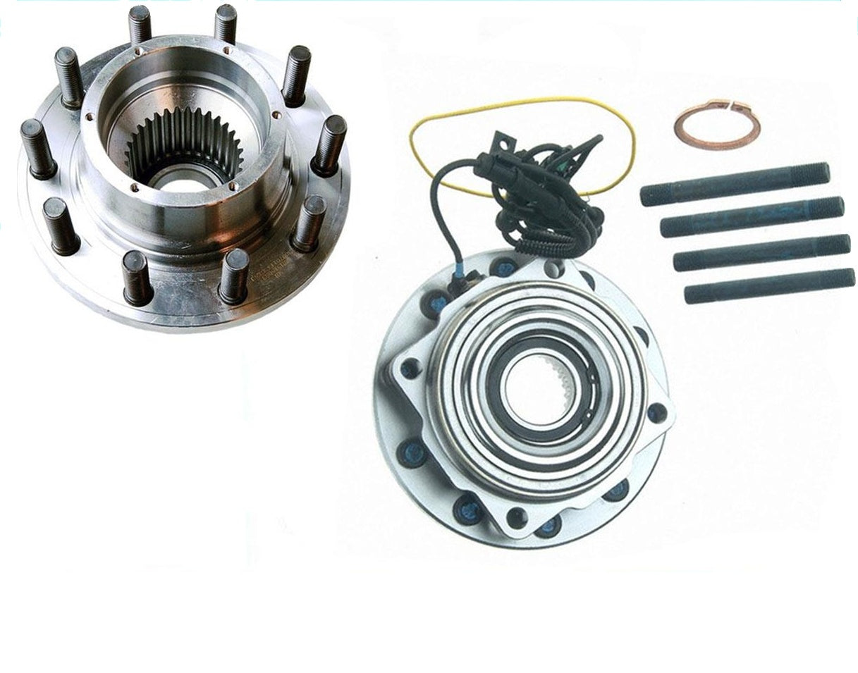 Conjunto de cojinete de cubo de rueda delantera L+R para ruedas traseras dobles Ford F450 F550 4x4 W 