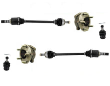 Nuevos ejes CV, rodamientos de cubo, juntas de bolas, 6 piezas, aptos para Subaru Outback 05-09