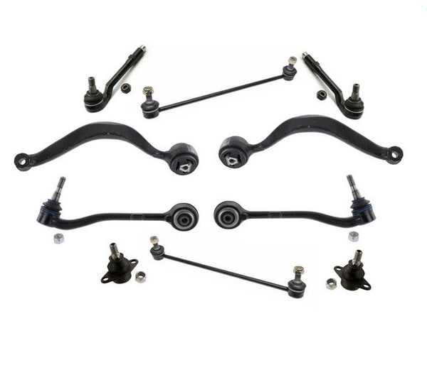 Lower Control Arms Ball Joints Tie Rods Links Suspension Fits BMW X5 2000-2006
