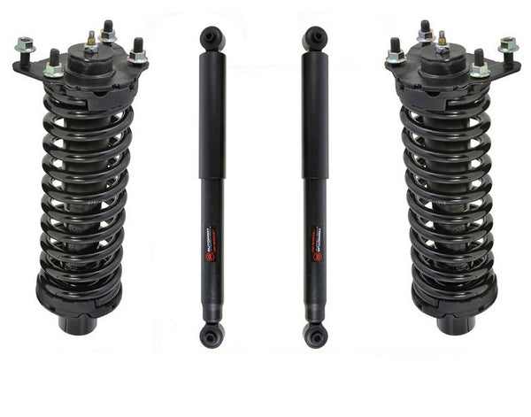Front Strut Coil Spring Assembly & Rear Shocks For 02-12 Liberty - 07-11 Nitro