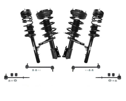 Front & Rear Complete Struts & Sway Bar Links For Chrysler 300M Base 1999-2004
