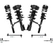 99-04 300M Base Frt & Rr Vari Rate Coil Spring Struts With Sway Links 8Pc Kit