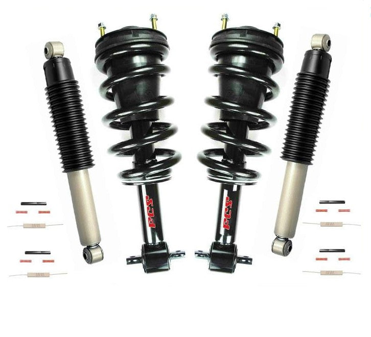07-13 Silverado 1500 Frt Strut Coil Spring Rear Shocks Electronic Conversion