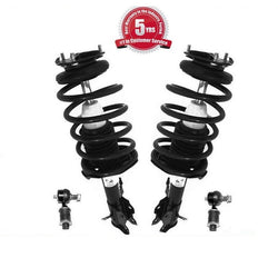 Two Front Strut & Coil Spring Assembly + Sway Bar Stabilizer Links W/Warranty