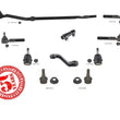 Kit de 10 piezas de brazo Pitman con rótula inferior y superior, varillas de amarre interiores y exteriores de enlace de arrastre