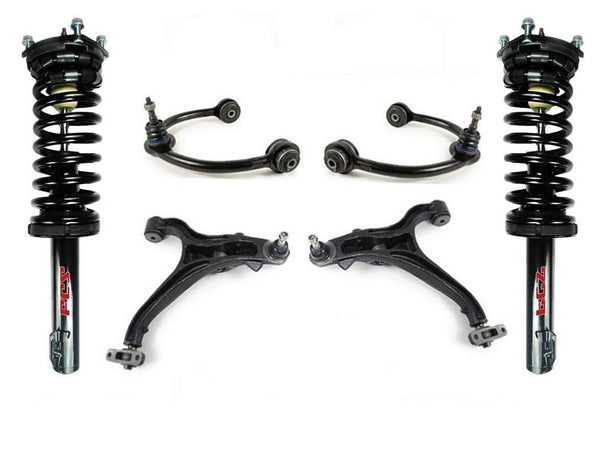 Se adapta a Jeep Grand Cherokee 05-10 delanteros, puntales completos y brazos de control con rótulas