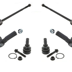 05-09 Fits Ford Mustang Lower Ball Joint Joints Inner and Outer Tie Rod Ends Kit
