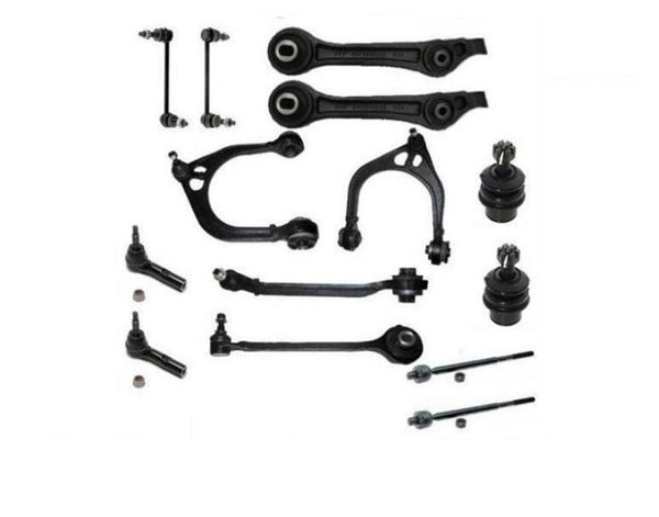 14pc Control Arms Inn Out Tie Rod Ball 05-10 Chrys 300 Rear Wheel Drive No 6.1L