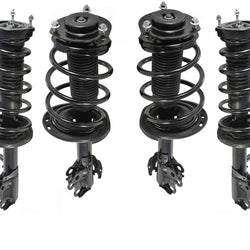 2007-2011 Camry 4CYL (4) FRONT & REAR Quick Coil Spring Strut and Mount