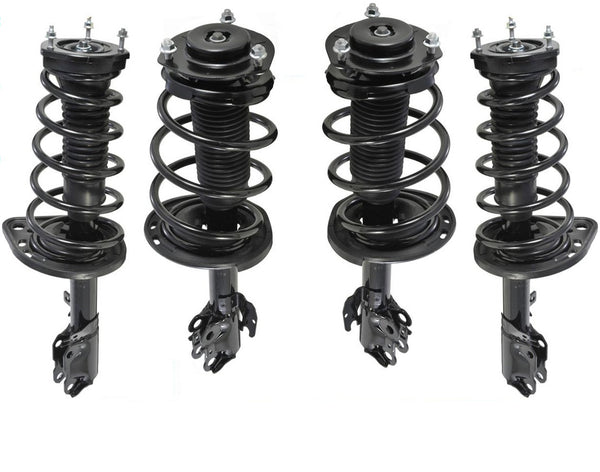2007-2011 Camry 4CYL (4) FRONT & REAR Quick Coil Spring Strut and Mount