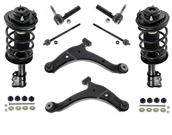 Complete Struts Control Arms & Tie Rods Links fits for Chrysler Pt Cruiser 01-05