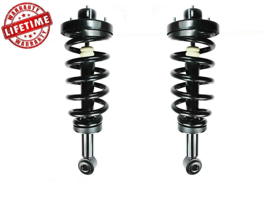 For 07-14 Expedition With Passive Suspension REAR Coil Spring Strut and Mount