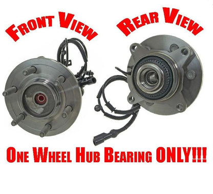(1) Front Wheel Bearing and Hub Assembly 4WD 4X4 6 STUDS ONLY! 09-10 F150 4x4