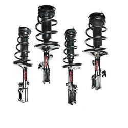 (4) FRONT & REAR Quick Spring Strut & Mount 11701 11702 15341 15342