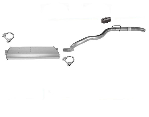 Fits 99-01 Jeep Grand Cherokee 4.0L Middle Muffler & Tail Pipe With Hanger