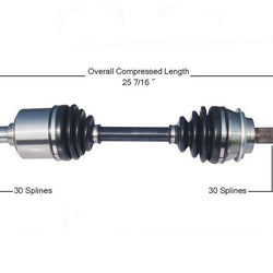 Front CV Axle Shaft For Toyota 4Runner Tacoma Lexus GX460 GX470 4 Wheel Drive