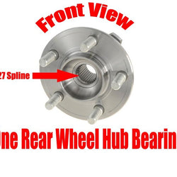 ONE 100% Brand New REAR 27 Spline Wheel Hub Bearing for Chrysler 300 05-09
