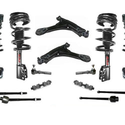 Front & Rear Strut Control Arms Tie Rods & Links For 1997-2003 Chevrolet Malibu