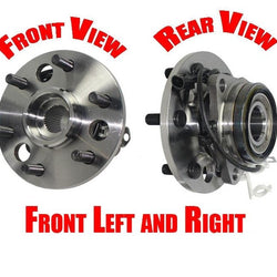 Front Wheel Hub Bearings 6 Bolt Fits Chevrolet Pick Up 1500 4 Wheel Drive 95-99