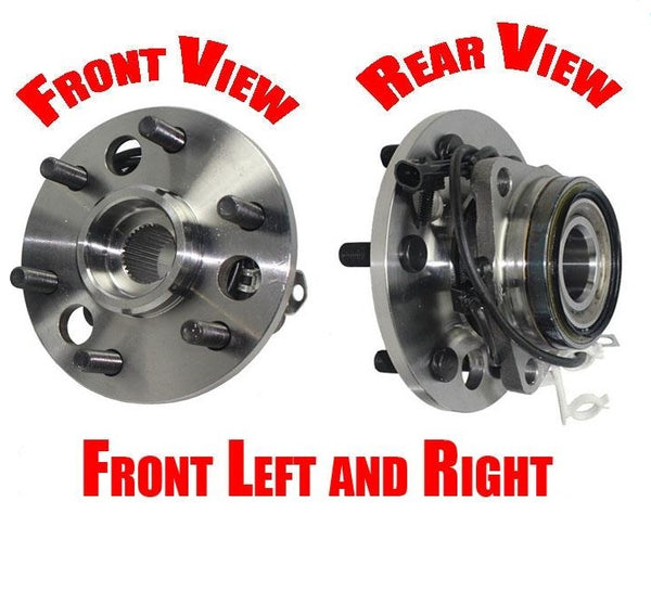 Front Wheel Hub Bearings 6 Bolt Fits Chevrolet Pick Up 1500 4 Wheel Drive 95-99