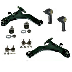Control Arms Ball Joints Tie Rods Sway Bar Links for Hyundai Elantra 01-06 8pc