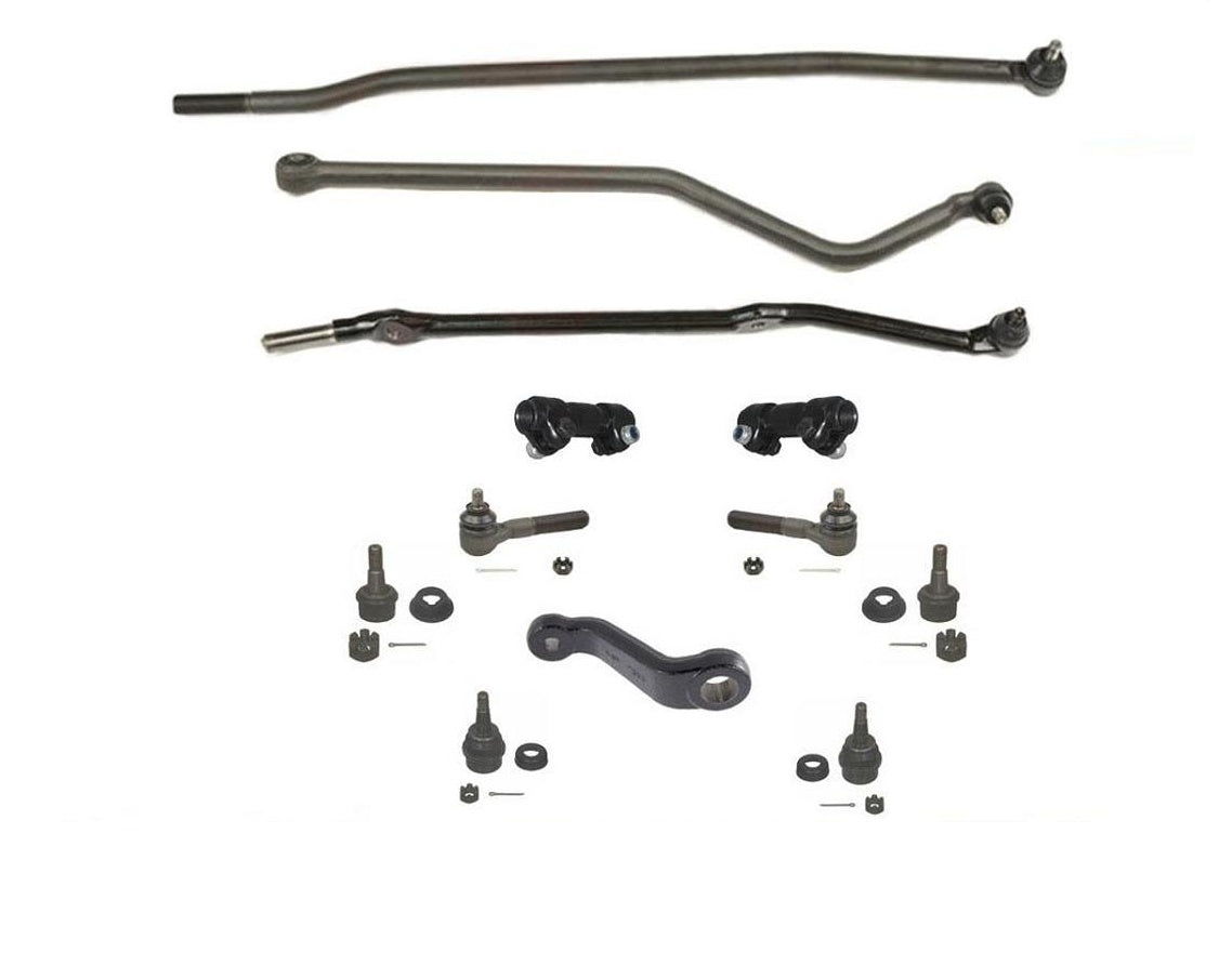 Fits 93-98 Jeep Grand Wagoneer V8 Drag Link Ball Joint Tie Rod Rods 12 Pcs Kit
