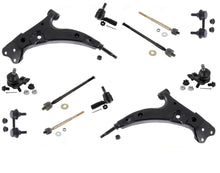 93-95 Prizm Corolla Kit de chasis de 12 piezas Brazos de control Enlaces estabilizadores Varillas de unión Rótula