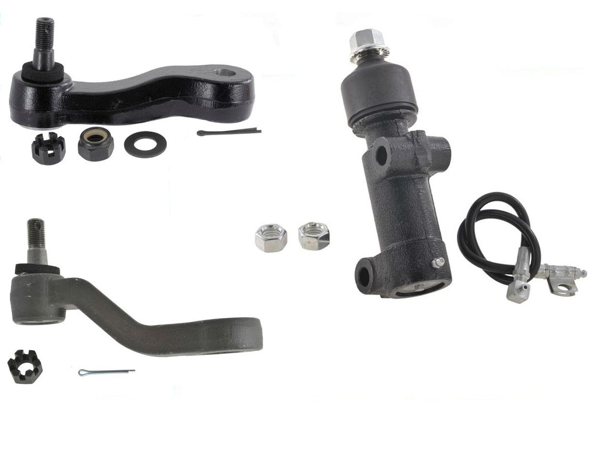 Greasable Idler Arm 4 Groved Pitman Arm 3pc for Chevrolet Silverado 2500 99-06