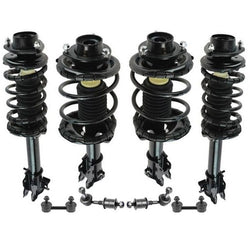 Front and Rear Complete Struts with Sway Bar Links for Nissan Altima 2000-2001