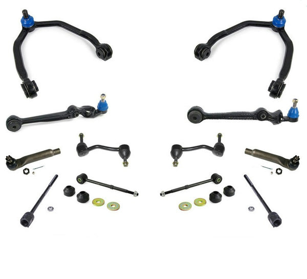 89-97 Thunderbird Cougar Suspensión Juego de 12 piezas de barra de acoplamiento y brazo de control de 12 piezas