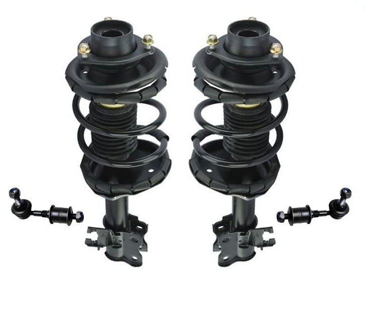 Front Complete Spring Struts & Front Sway Bar Links for Nissan Altima 1993-1999