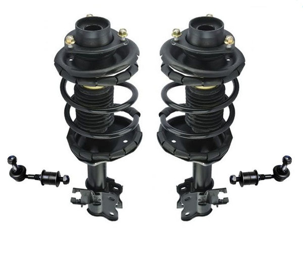 Front Complete Spring Struts & Front Sway Bar Links for Nissan Altima 1993-1999