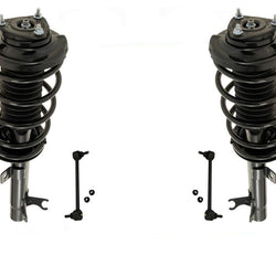 For 2000-2005 Focus (2) Front Coil Spring Strut and Mount Sway Bar Links 4Pc