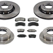 Pastillas de freno de rotores delanteros y traseros 100% nuevas para Mitsubishi Outlander 2.4L 05-06