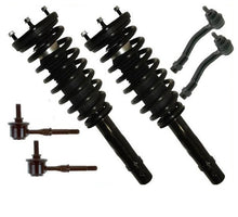 Puntales de resorte helicoidal delantero, 2 barras de acoplamiento, 2 eslabones de barra estabilizadora para KIA Optima 2001-2005