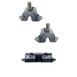 1959-1971 CJ 2.2L 3Pc Engine Motor Mount & 4 Speed Transmission Mount Kit